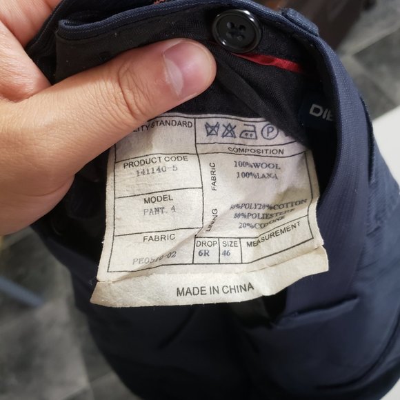 Dark Navy pinstripe 2-pc suit set Diego Raineri - Picture 3 of 8